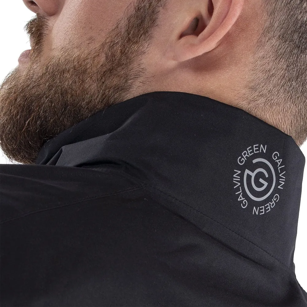 Galvin Green Arvin Gore-Tex Paclite Waterproof Jacket - Black/Sharkskin Versatile Layering Noise Reduced Fabric