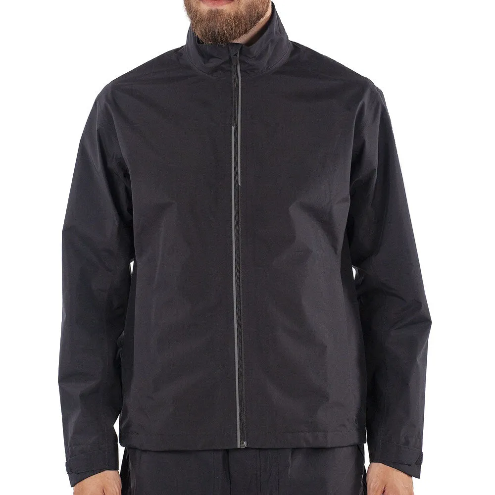 Galvin Green Arvin Gore-Tex Paclite Waterproof Jacket - Black/Sharkskin RibbedTrims Fur Trim