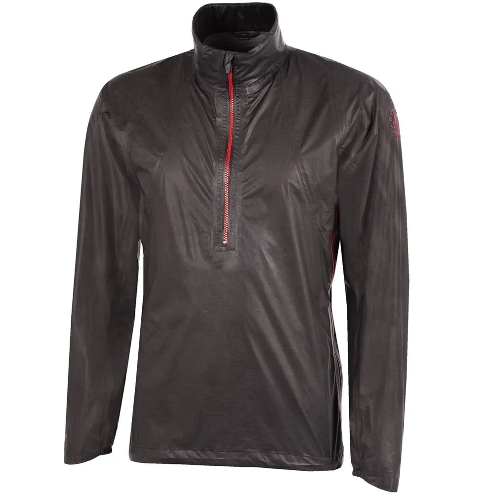 Galvin Green Ashby Waterproof ShakeDry Gore-Tex 1/2 Zip Jacket - Ash Grey/Red Sleek Outer Recycled Material
