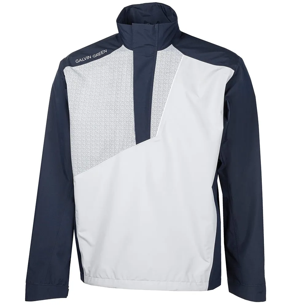 Galvin Green Axley Gore-Tex Waterproof Jacket - Navy/Cool Grey/White Airflow Ventilation System HiddenPockets