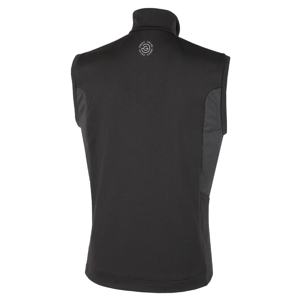 regular size Galvin Green Dalton Insula 1/2 Zip Gilet - Black
