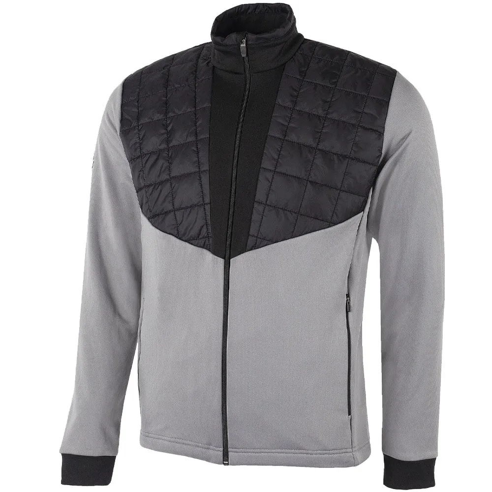 Glove Friendly Cuff Design Tear Resistant Knit Galvin Green Damian Insula Jacket - Sharkskin/Black