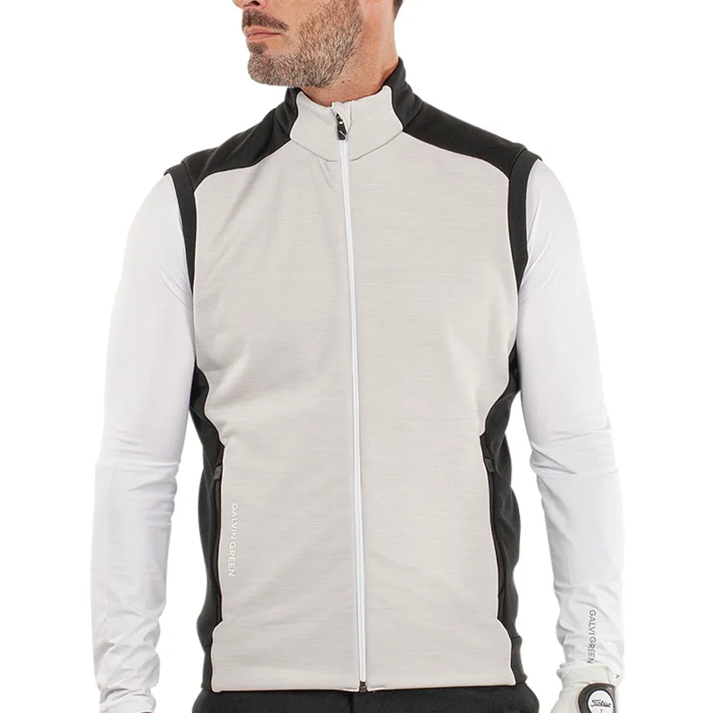 Water Resistant Material Choice Galvin Green Dolph Gilet - Cool Grey/Black