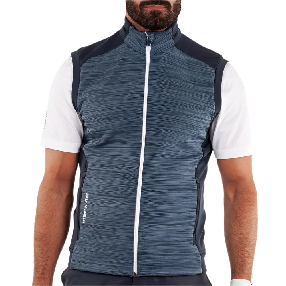 Galvin Green Dolph Gilet - Moonlight Blue/Navy Noise Free Fabric