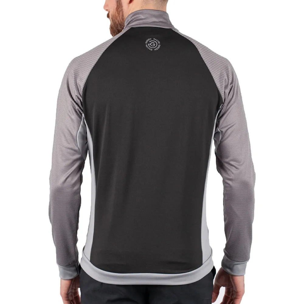 Galvin Green Dominic Insula Jacket - Black/Sharkskin Flexible Armholes Convertible Collar Style