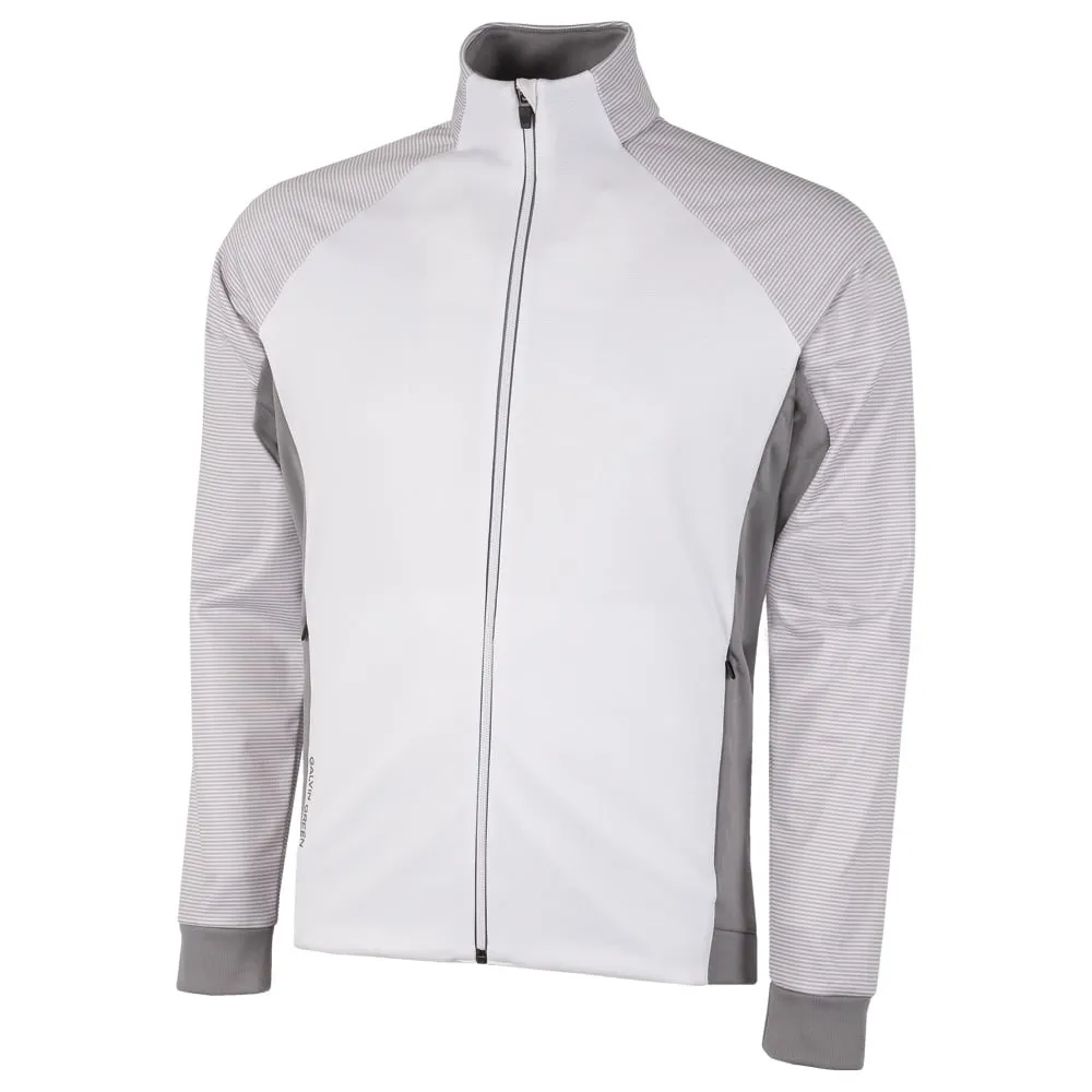 Light Pack Option Ergonomic Armhole Cut Galvin Green Dominic Insula Jacket - White/Sharkskin