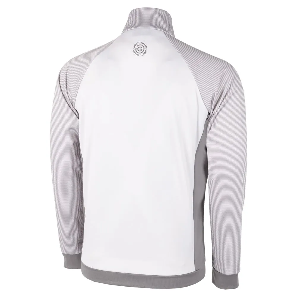 Classic Look Detachable Hood Galvin Green Dominic Insula Jacket - White/Sharkskin