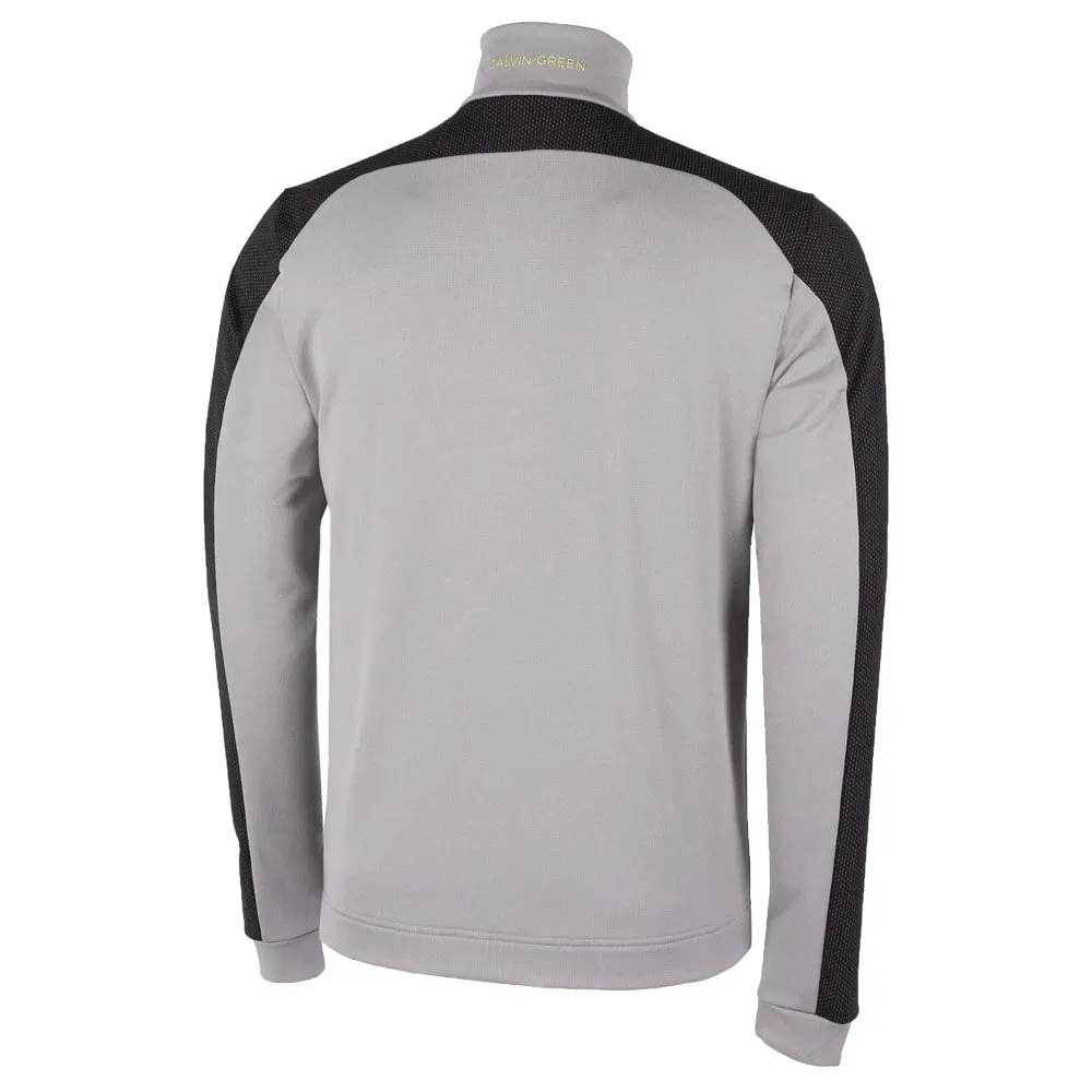Strong Zip Galvin Green Dwight Insula Pullover - Sharkskin/Black/Yellow