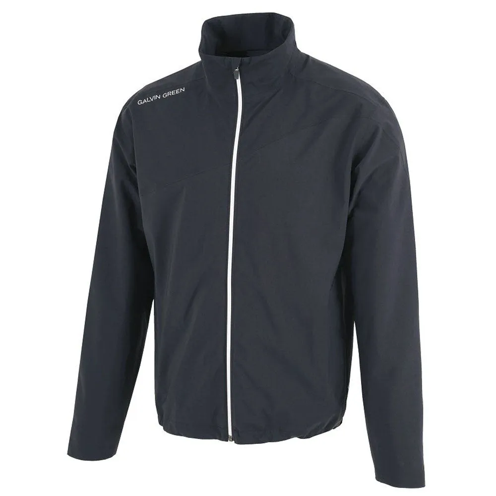 Moisture Wicking Finish Wrinkle resistant fabric Galvin Green Gore-Tex Aaron Waterproof Jacket - Black Sharkskin