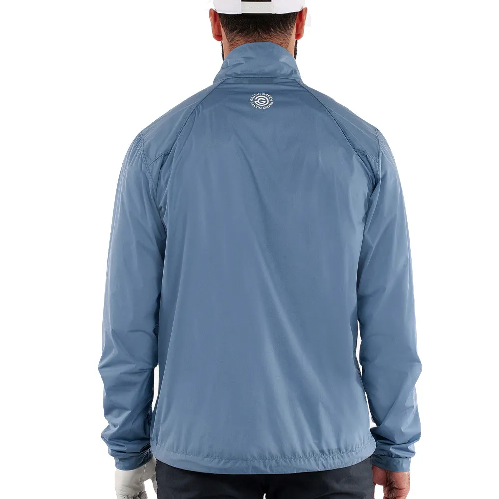 AdjustableDrawcordHem Bonded Hemline Galvin Green Larry Windproof Jacket - Moonlight Blue