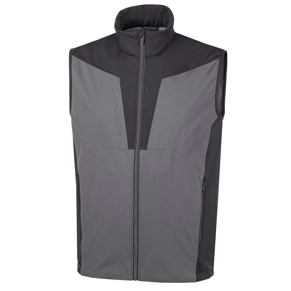 Multi Pocket Layout most Galvin Green Lathan Interface-1 Wind Vest - Forged Iron/Black