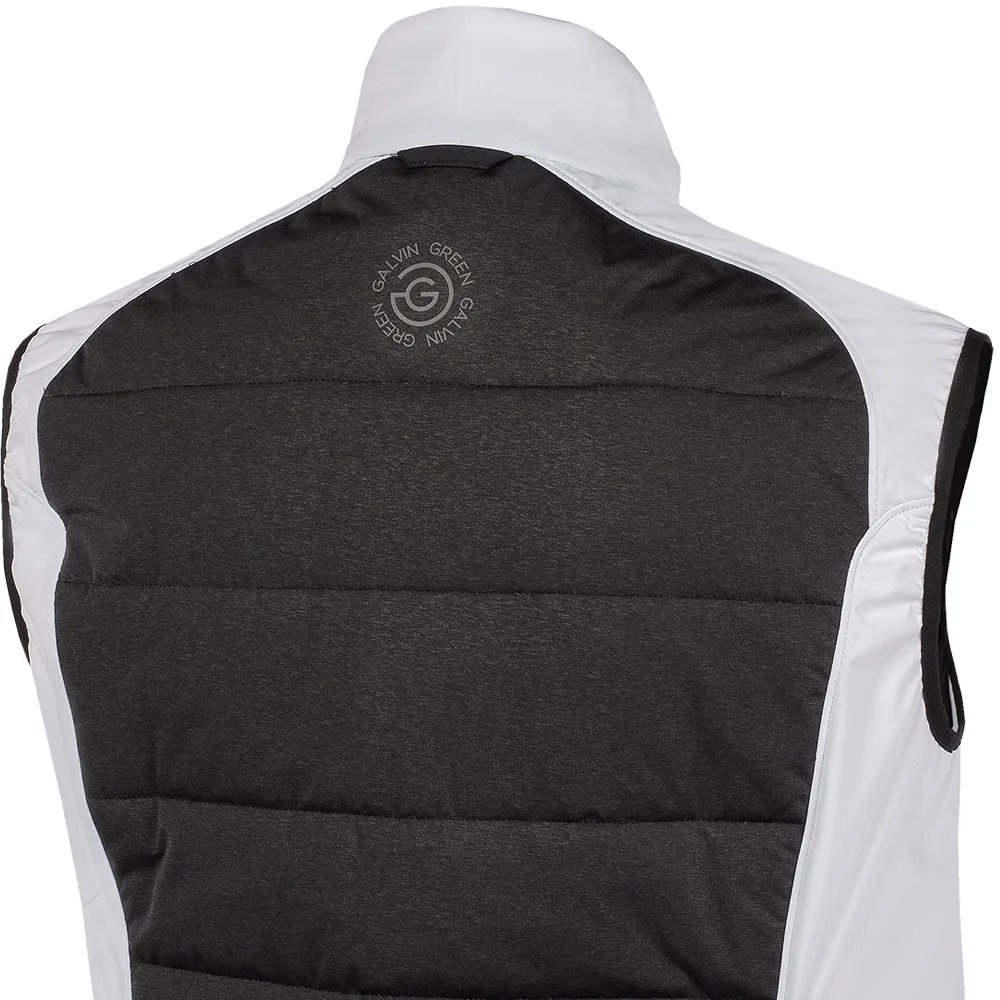 Galvin Green Lauro Windstopper Gilet - White/Black Dark