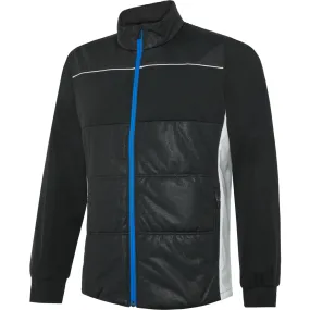 Galvin Green Lennon Windproof Water Resistant Jacket - Black/White/Royal Multi pockets Eco Certified Textile