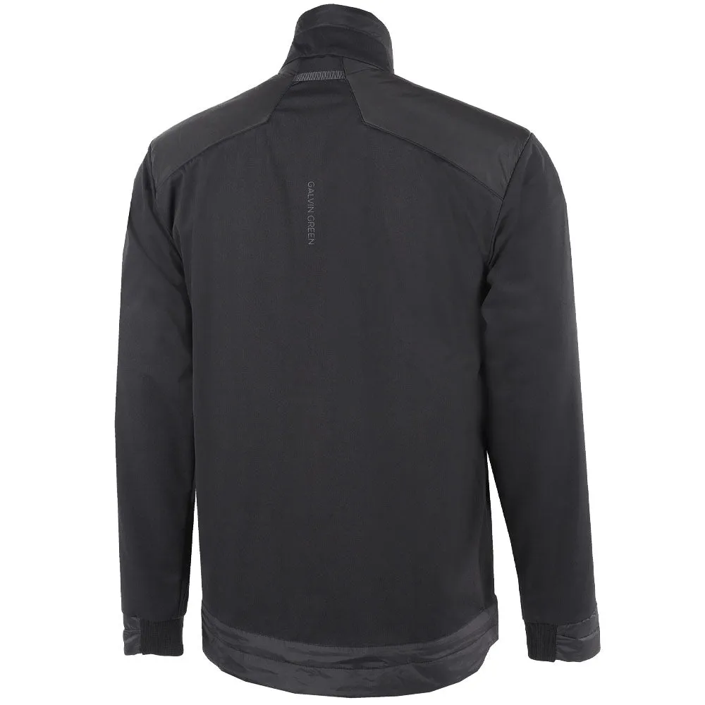 Galvin Green Liam Interface-1 Waterproof Jacket - Black Zippered Vents Quilted Lining