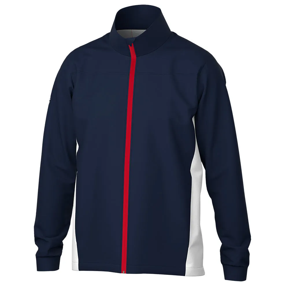 CompactFoldable Eco Friendly Coating Galvin Green Lloyd Windproof Jacket - Navy/Red/White
