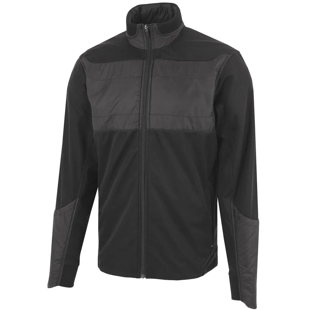 slim cut Galvin Green Lyon Interface-1 Infinium Wind Jacket - Black Sharkskin