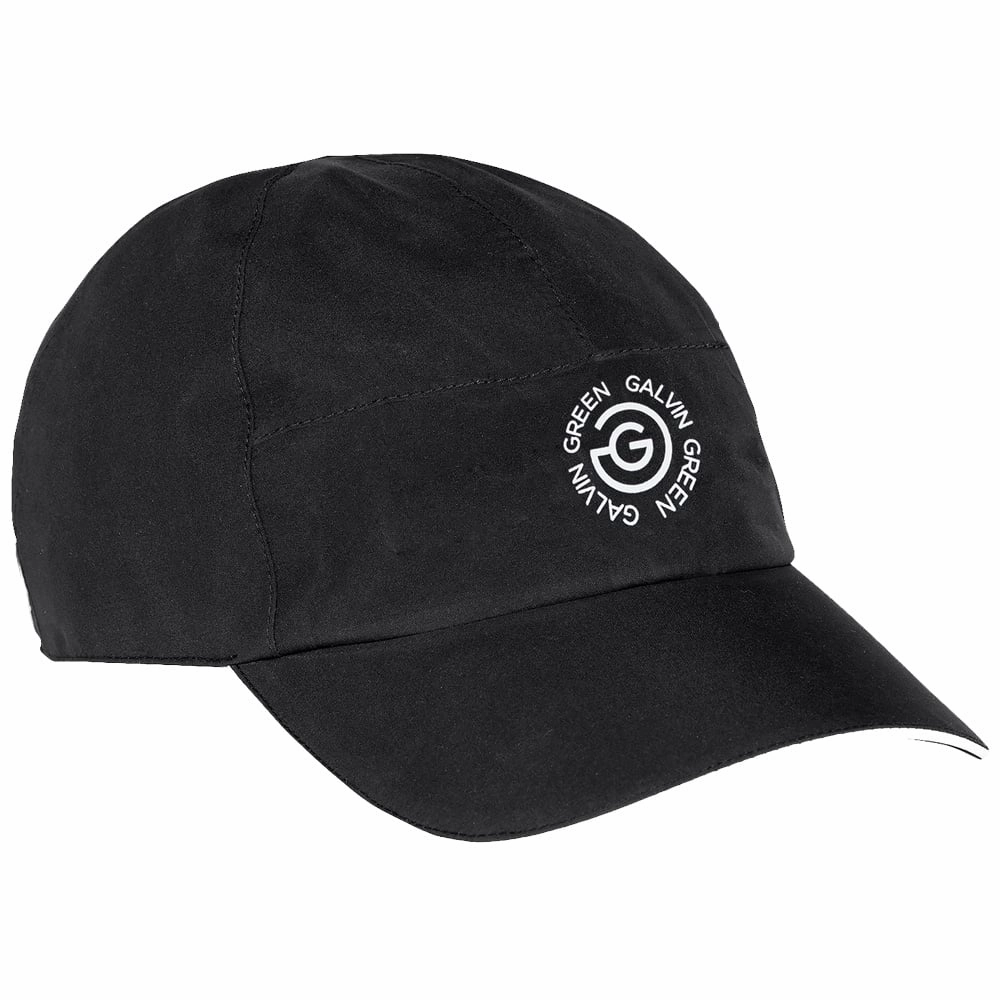 Classic Shape Soft Texture Galvin Green Argo Gore-Tex Paclite Waterproof Cap - Black