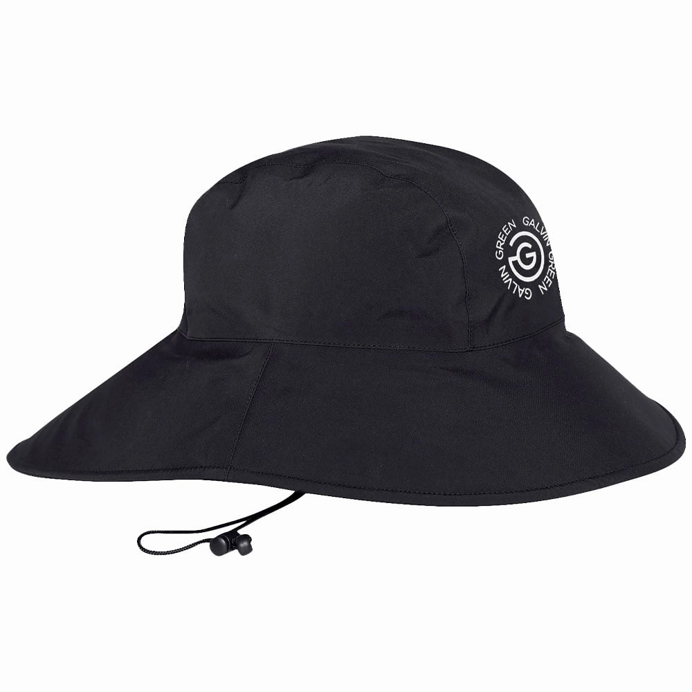 Galvin Green Art Gore-Tex Paclite Waterproof Hat - Black Easy Outfit Crowd Pleaser