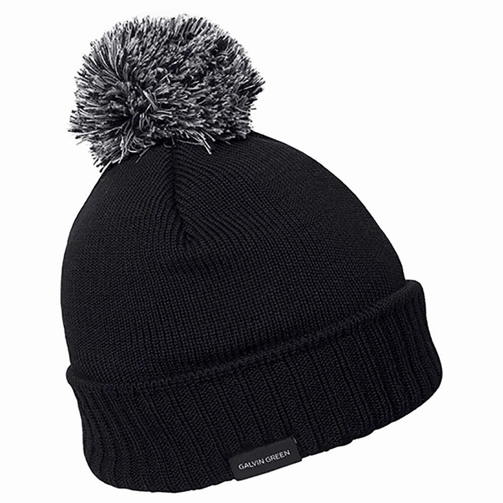 Daily Use Tie-Dye Design Galvin Green Boo Golf Bobble Hat - Black