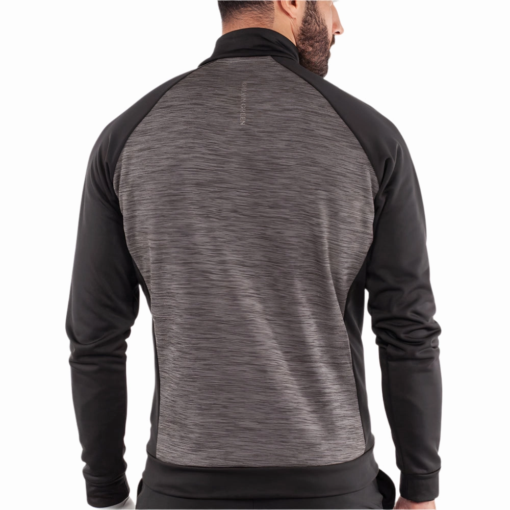 Galvin Green Darwin Full Zip Pullover - Forged Iron/Black Comfortable Fashion