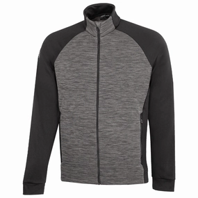 Galvin Green Darwin Full Zip Pullover - Forged Iron/Black Road Trip