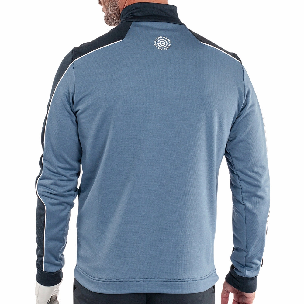Galvin Green Dave 1/4 Zip Pullover - Moonlight Blue/Navy Coffee Shop product graduation elegance