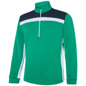 Vintage Style product stud toughness Galvin Green Dean 1/2 Zip Pullover - Navy/Golf Green
