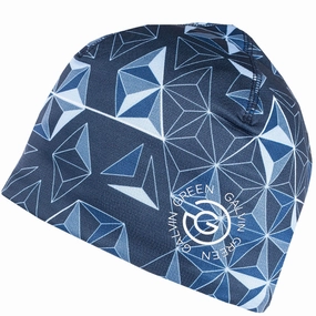 Galvin Green Dikran Insula Beanie Hat - Navy/Blue Bell/White Minimal Touch Explore More