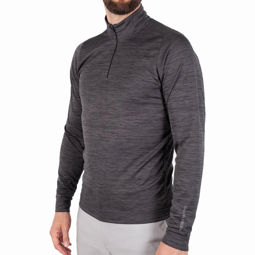 Galvin Green Dixon Insula 1/4 Zip Pullover - Black Modern Edge