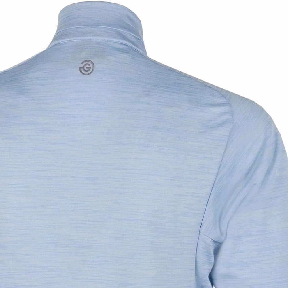 product high end luxury pattern trend Galvin Green Dixon Insula 1/4 Zip Pullover - Blue Bell