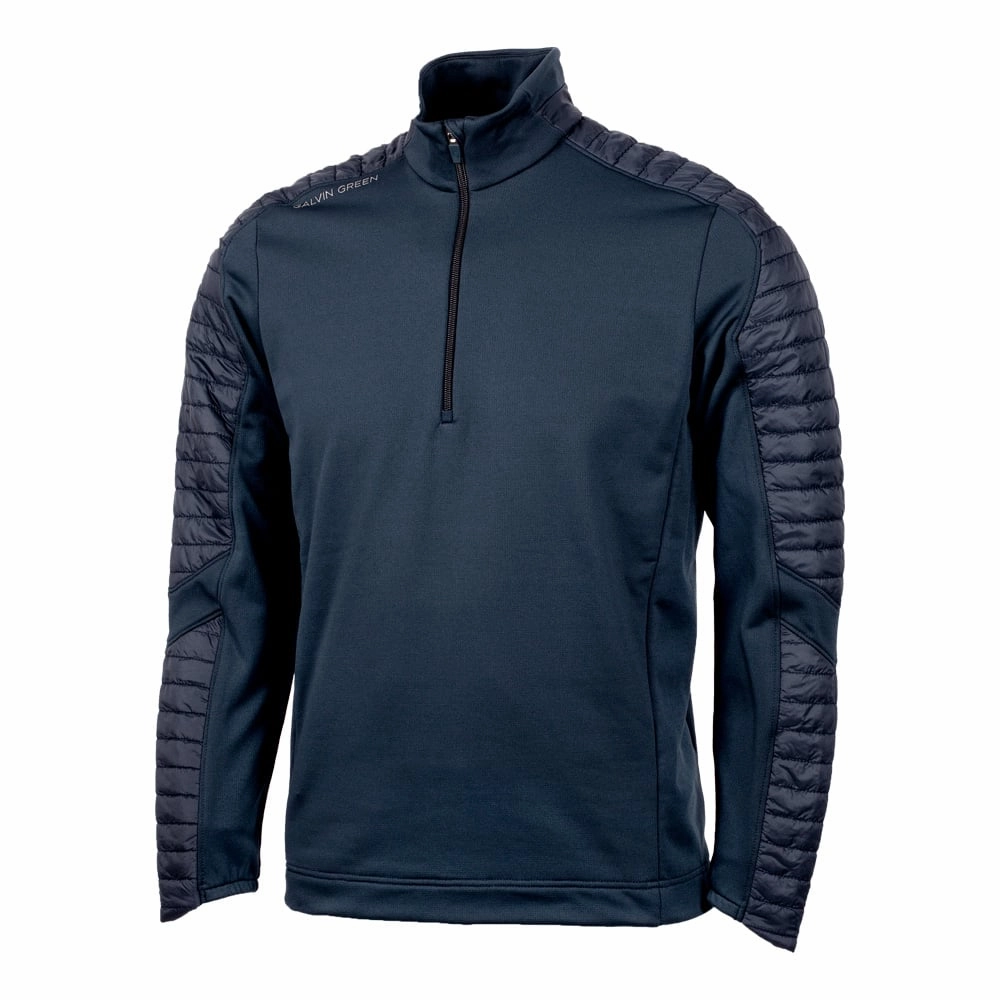 comfortable top Essential Minimal Galvin Green Duke Insula Pullover - Navy