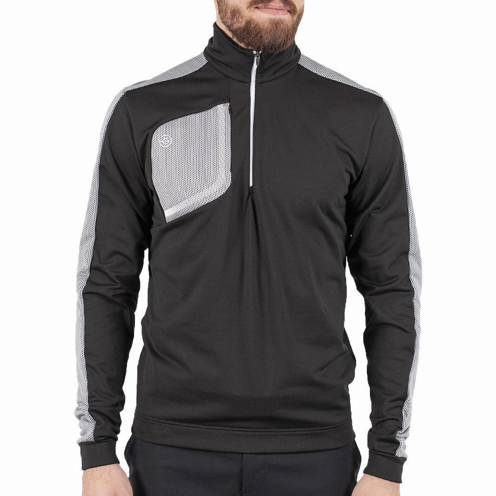 Galvin Green Dwight Insula Pullover - Black/Sharkskin product budget friendly choice Cold Day Wear