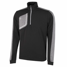 Galvin Green Dwight Insula Pullover - Black/Sharkskin Versatile Hoodie Stylish Hoodie