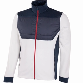 Galvin Green Dylan Full Zip Pullover - Navy/Red/White Timeless Fashion Effortless Look