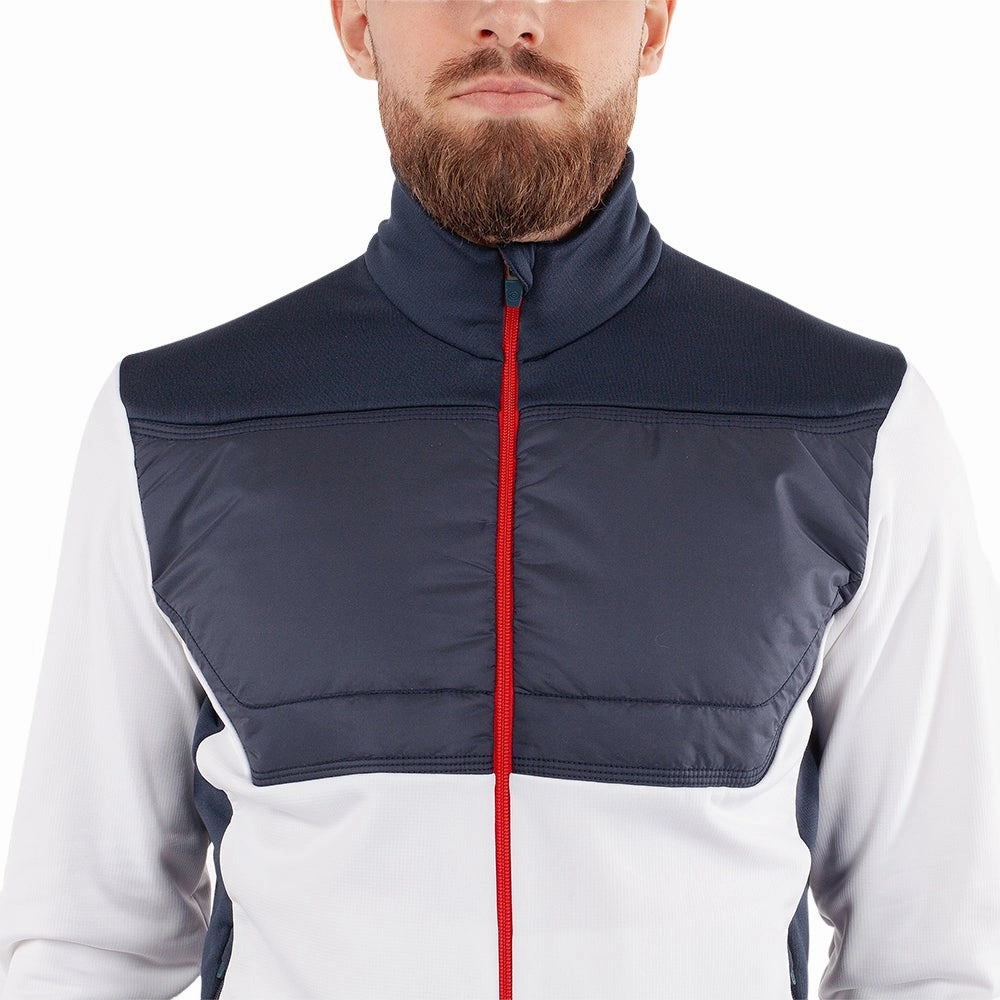Machine washable Versatile Jacket Galvin Green Dylan Full Zip Pullover - Navy/Red/White