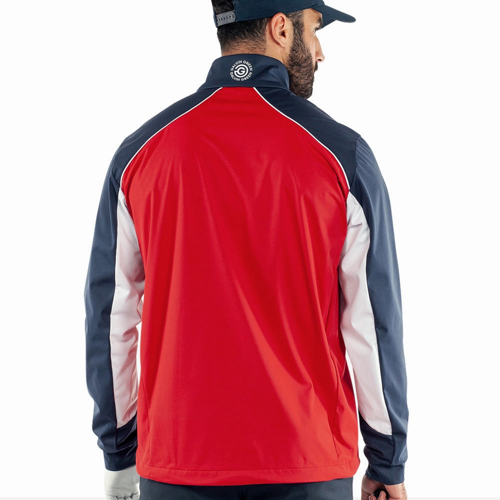 Festival wear Galvin Green Laurent Windproof Pullover Jacket - Red/Navy