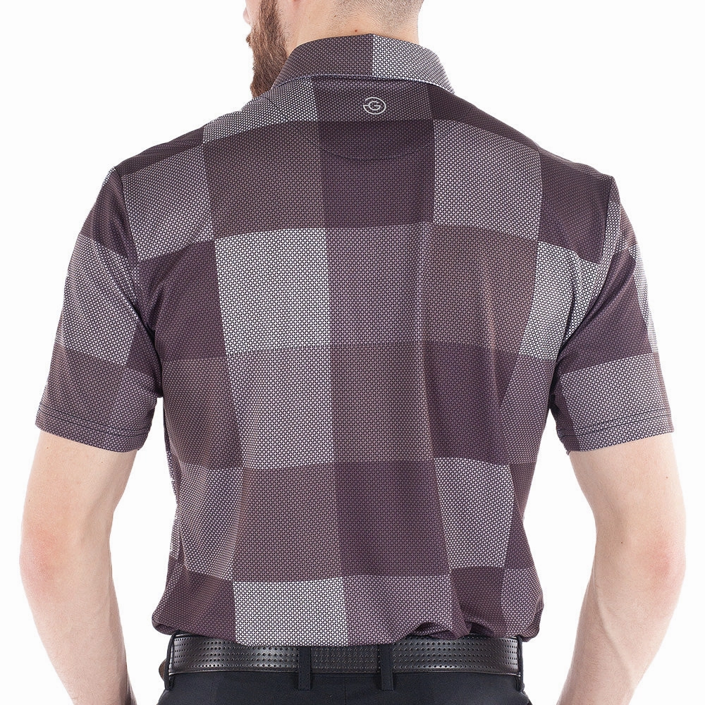Street Trend Look color blocking Galvin Green Mac Polo Shirt - Black/Sharkskin