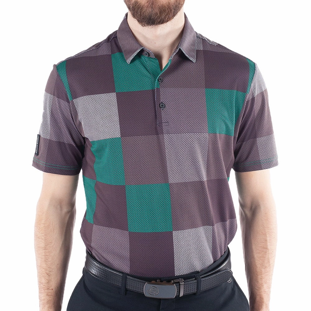 Breathable Fit Galvin Green Mac Polo Shirt - Green/Black