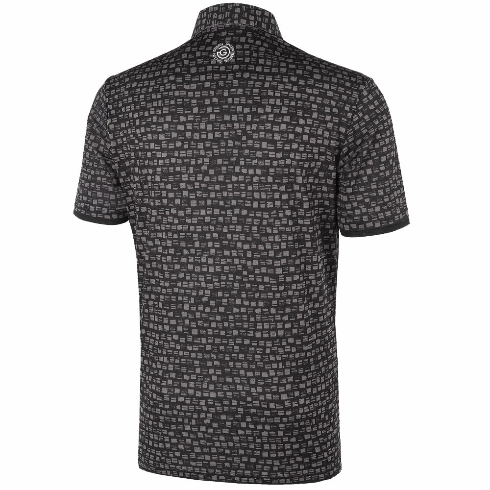 Comfortable texture Simple Fit Galvin Green Mack Veltil8  Polo Shirt - Black/Sharkskin