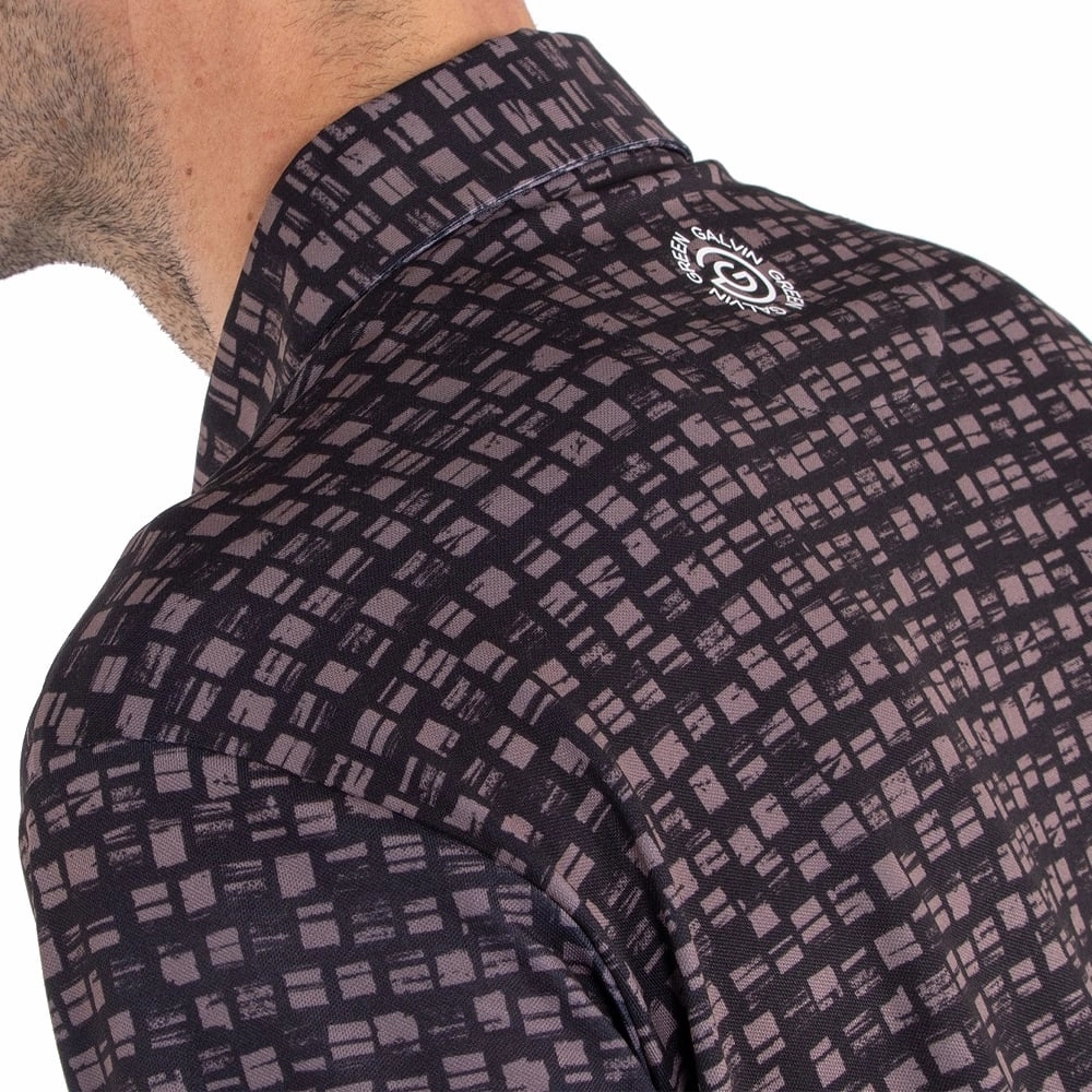 Minimal Outfit Galvin Green Mack Veltil8  Polo Shirt - Black/Sharkskin