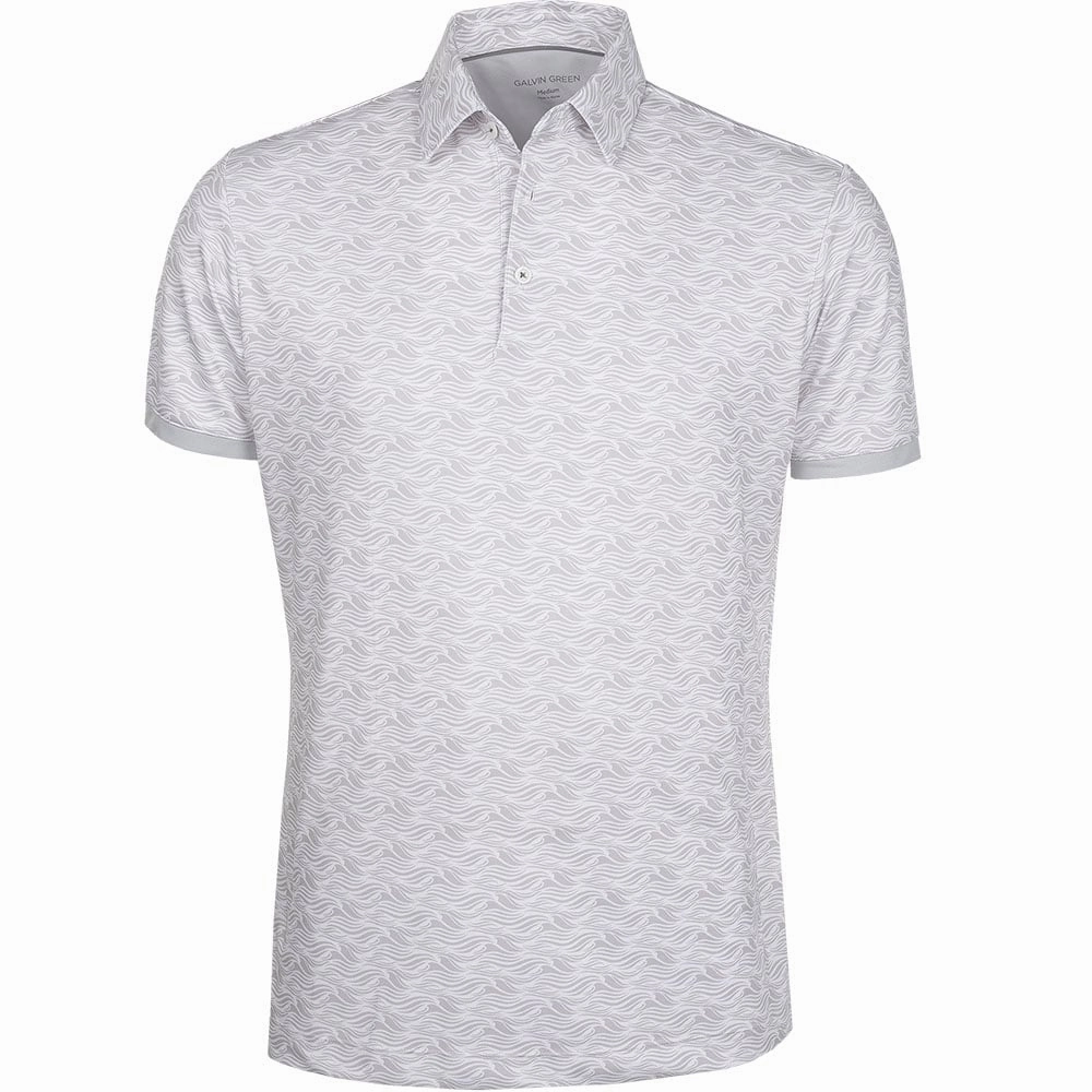 Weekend Trend Galvin Green Madden Ventil8  Polo Shirt - Cool Grey/White