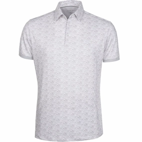 Weekend Trend Galvin Green Madden Ventil8  Polo Shirt - Cool Grey/White