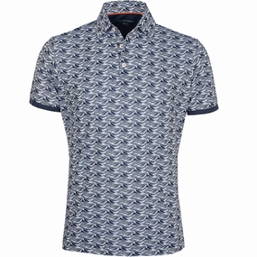 Galvin Green Madden Ventil8  Polo Shirt - Navy/White High Quality Printing Chic Cut