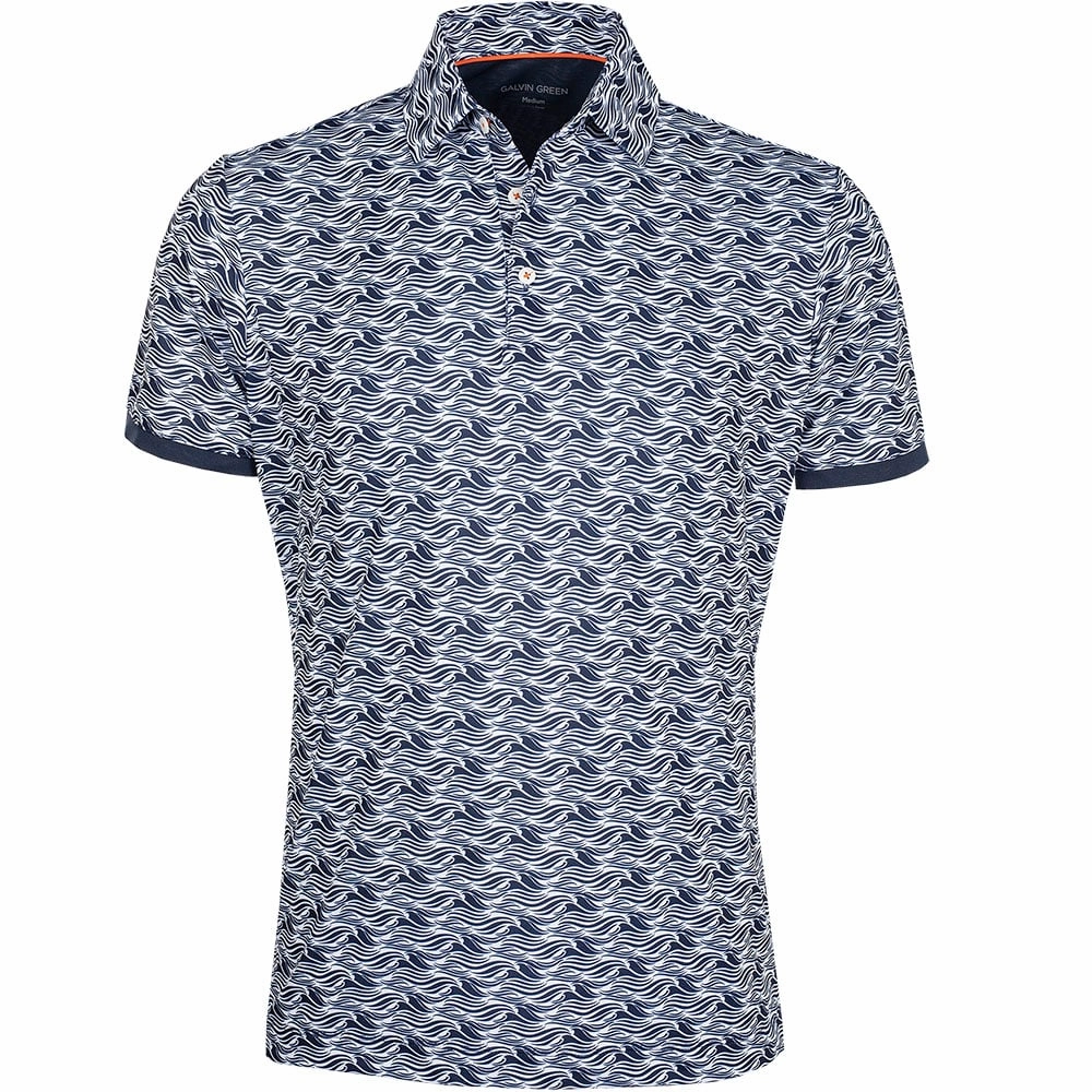 Galvin Green Madden Ventil8  Polo Shirt - Navy/White High Quality Printing Chic Cut