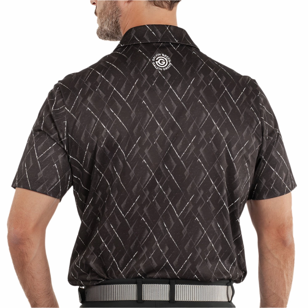 Galvin Green Mads Polo Shirt - Black Soft Feel