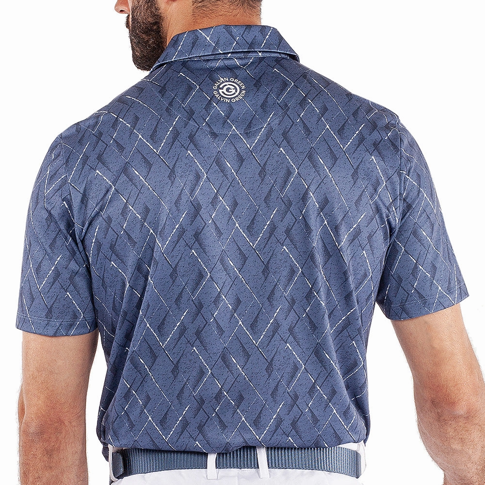 Galvin Green Mads Polo Shirt - Moonlight Blue Streetwear Style