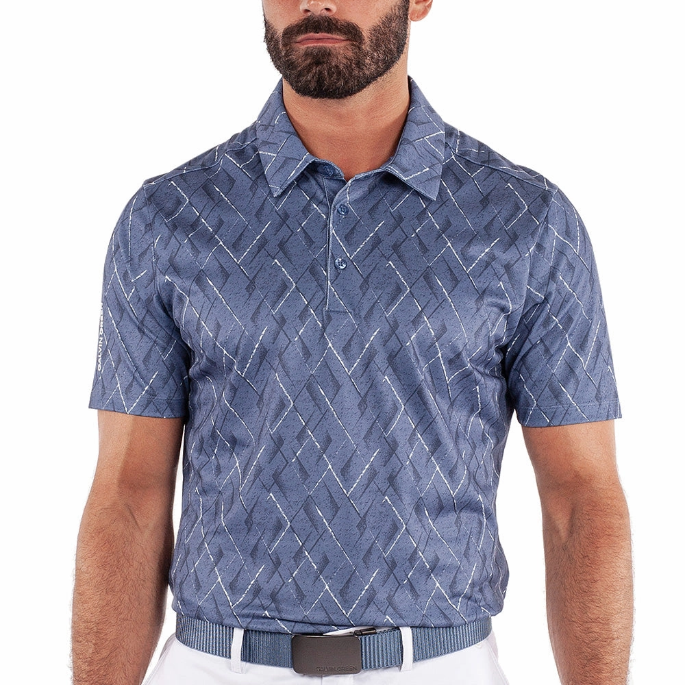 Pilling Resistant Finish Galvin Green Mads Polo Shirt - Moonlight Blue