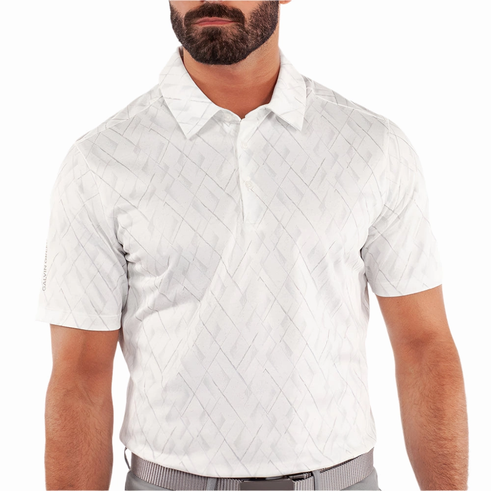 Galvin Green Mads Polo Shirt - White Light and Soft