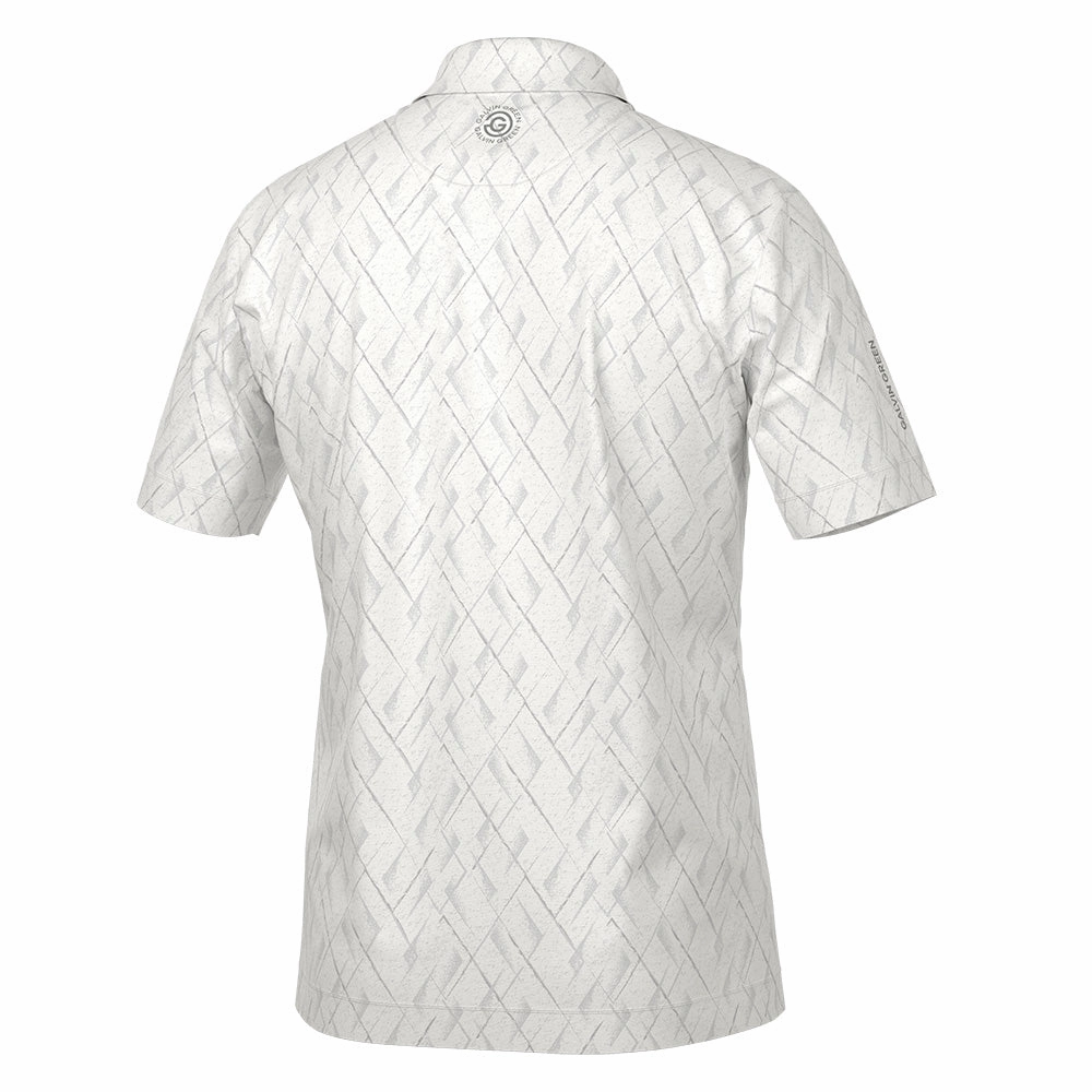 Stylish piece High-Quality Fabric Galvin Green Mads Polo Shirt - White