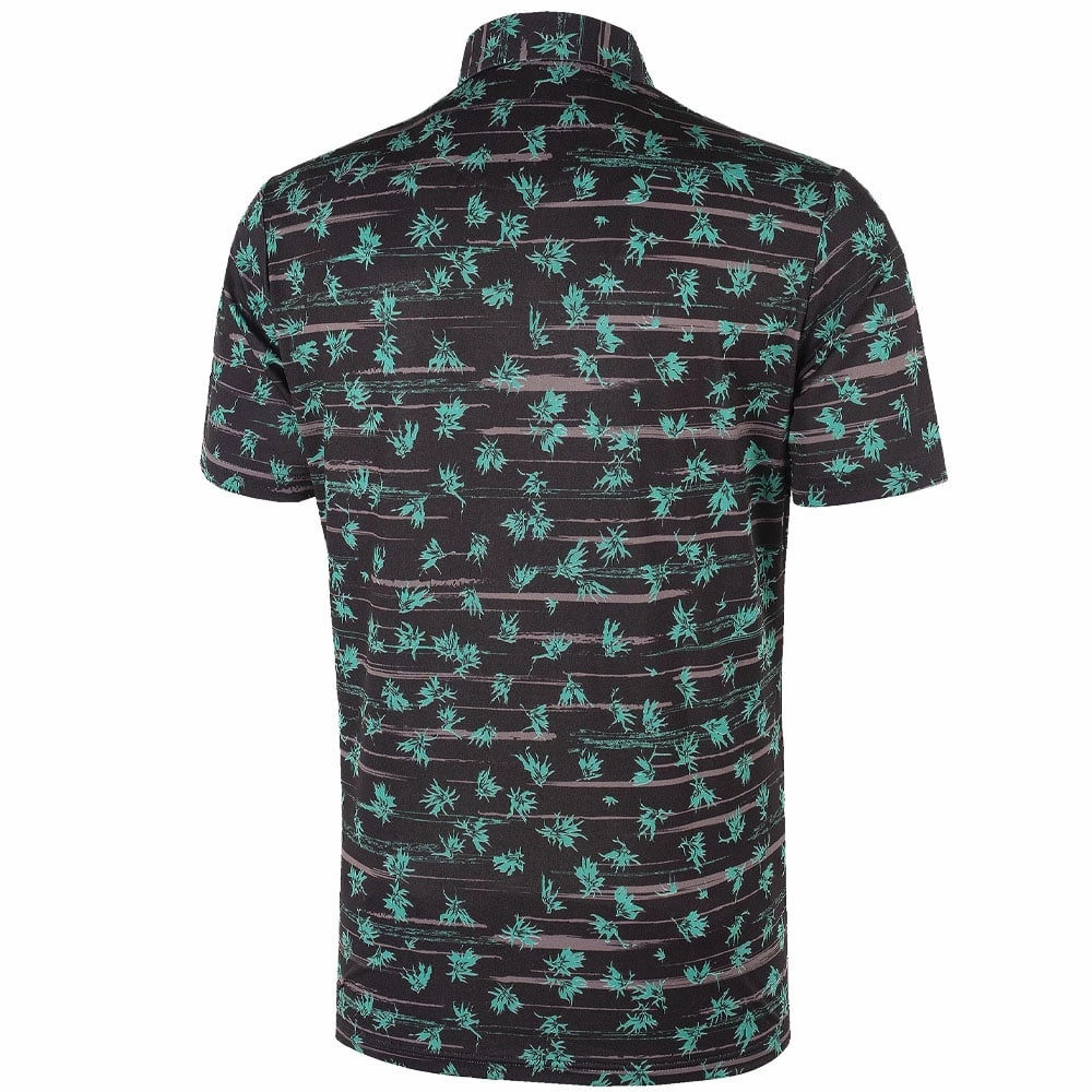 Galvin Green Malik Ventil8  Polo Shirt - Green/Black Evergreen anniversary